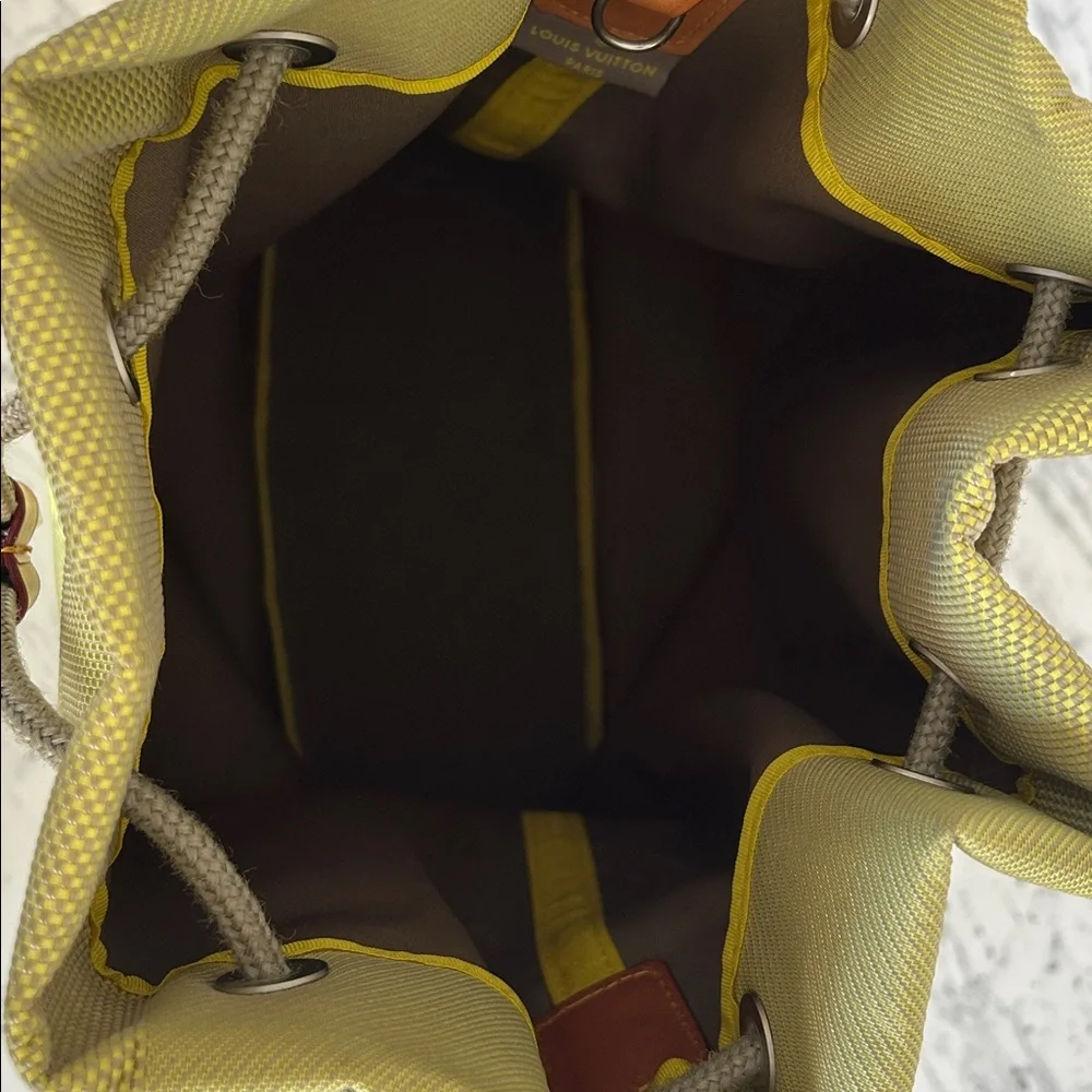 LOUIS VUITTON BUCKET BAG, 2002 Damier Geant LV Cup - Picture 11 of 14